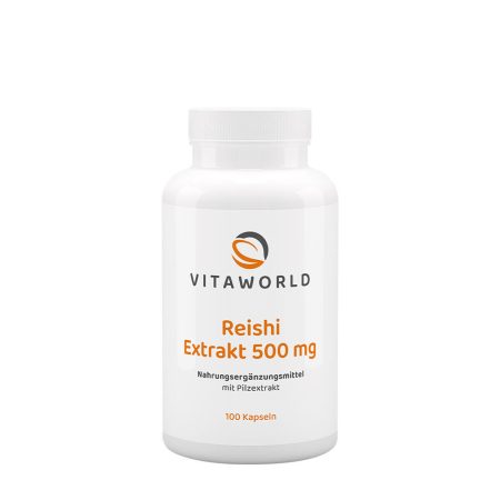 Vitaworld Reishi-kivonat 500 mg (100 kapszula)