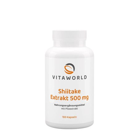 Vitaworld Shiitake-kivonat 500 mg (100 kapszula)