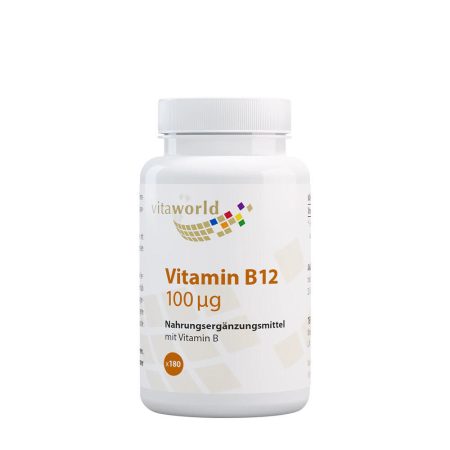 Vitaworld B12-vitamin 100 mcg (180 kapszula)