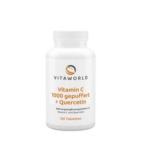 Vitaworld C-vitamin 1000 pufferelt + kvercetin (120 tabletta)