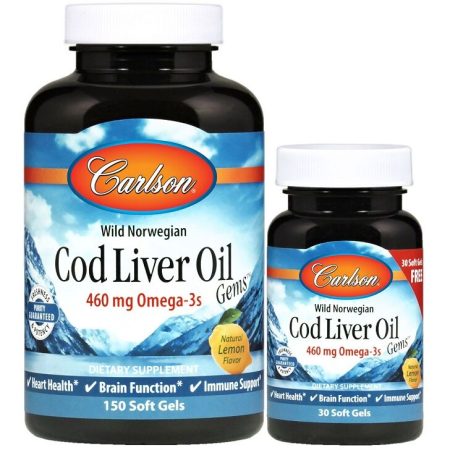 Wild Norwegian Cod Liver Oil Gems