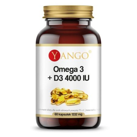 YANGO Omega 3+D3 4000IU (60 kapszula)
