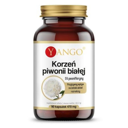 YANGO Fehér pünkösdi rózsa gyökér - 5% paeniflorin (90 kapszula)