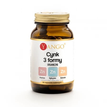 YANGO Cink 3 formában (90 kapszula)