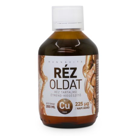 Mannavita Réz oldat 225µg / napi adag, 200ml - ÜVEGES