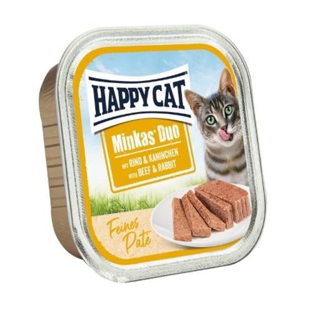 Happy Cat Minkas Duo Marha-Nyúl 100g