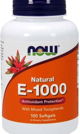E-vitamin és tokotrienolok - Vitamin E-1000 - Natural (Mixed Tocopherols) - 100 lágyzselatin kapszula