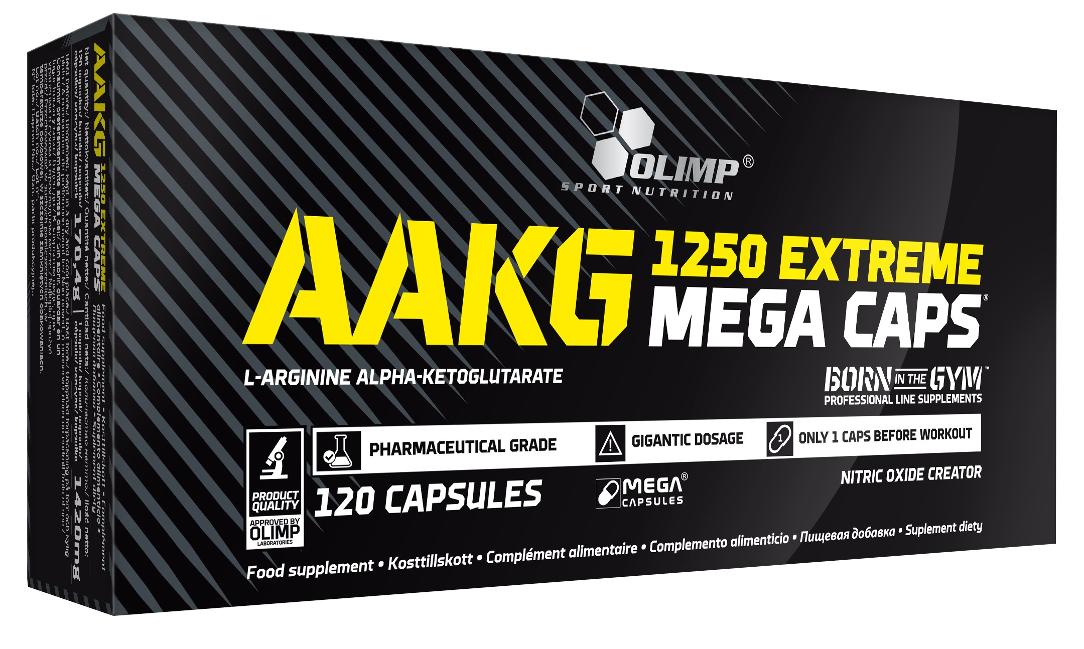 Arginin - AAKG Extreme Mega kapszula - 120 kapszula