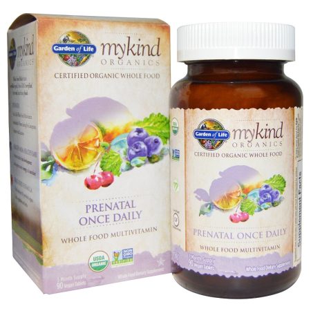 Női multivitaminok - Garden of Life - Mykind Prenatal Once Daily - 90 tabletta