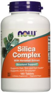 Gyógynövények és növényi kivonatok - NOW Foods Silica Complex with Horsetail Extract - 180 tabletta