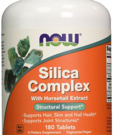 Gyógynövények és növényi kivonatok - NOW Foods Silica Complex with Horsetail Extract - 180 tabletta