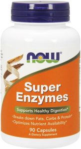 Bélrendszer és probiotikumok - NOW Foods Super Enzymes - 90 kapszula