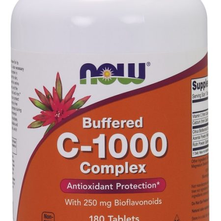 Vitamin C-1000 Complex - Buffered with 250mg Bioflavonoids - 180 tabletta