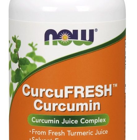 Gyógynövények és növényi kivonatok - NOW Foods CurcuFRESH Curcumin - 60 vegán kapszula