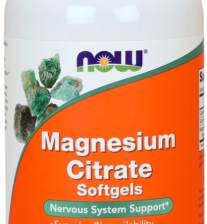 Magnézium-citrát - Magnesium Citrate lágyzselatin kapszula - 180 lágyzselatin kapszula