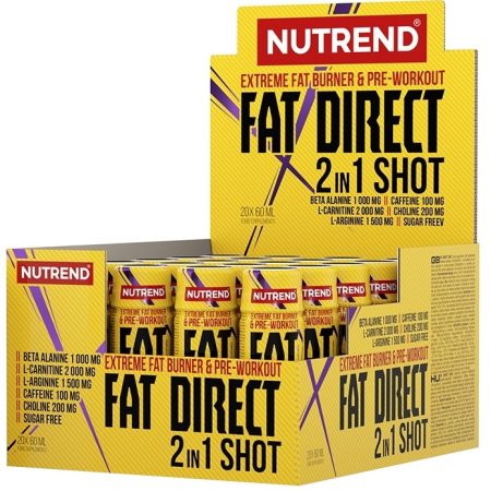 L-karnitin - Fat Direct 2in1 Shot - 20 x 60 ml