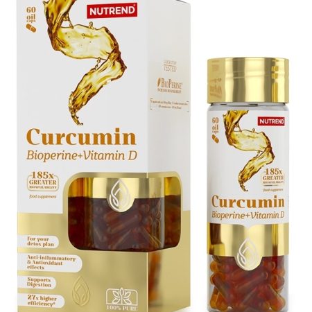 Kurkuma és kurkumin - Curcumin + Bioperine + Vitamin D - 60 kapszula