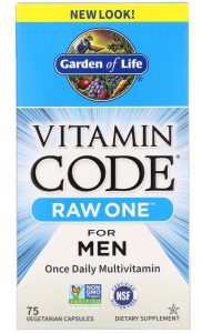 Férfi multivitaminok - Vitamin Code RAW ONE for Men - 75 vkapszula