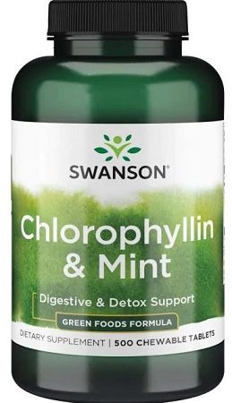 Chlorophyllin & Mint - 500 rágótabletta