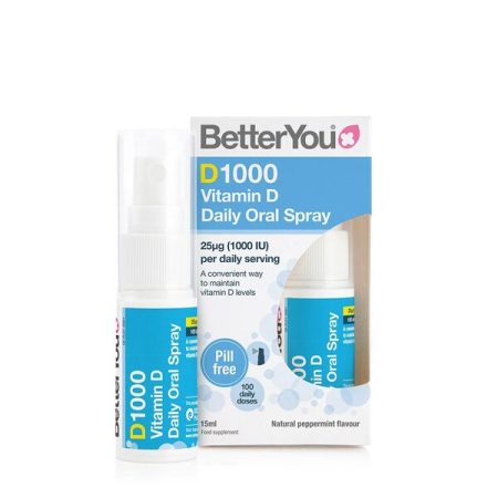 D3 - D1000 Daily Vitamin D Oral Spray - 15 ml.