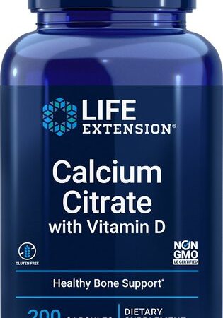 Kalcium és D-vitamin - Calcium Citrate with Vitamin D - 200 vkapszula