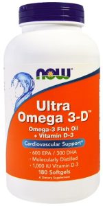 Ultra Omega 3-D with Vitamin D-3 - 180 lágyzselatin kapszula