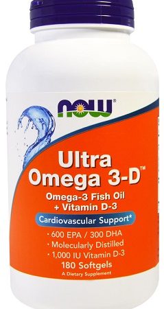 Ultra Omega 3-D with Vitamin D-3 - 180 lágyzselatin kapszula