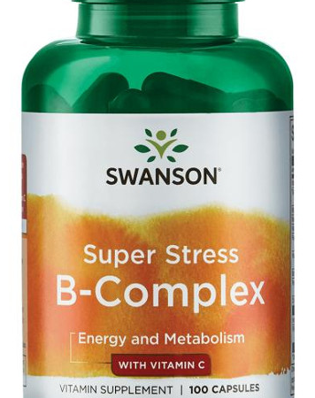 B-komplex - Super Stress B-Complex with Vitamin C - 100 kapszula