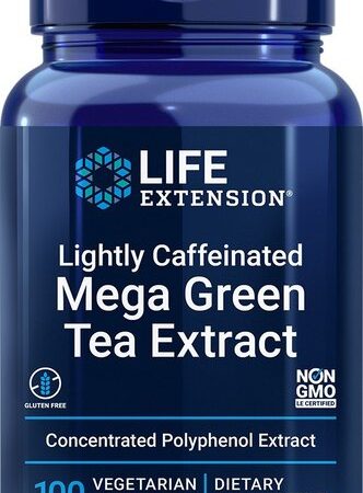 Zöldtea-kivonat - Lightly Caffeinated Mega Green Tea Extract - 100 vkapszula