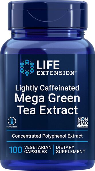 Zöldtea-kivonat - Lightly Caffeinated Mega Green Tea Extract - 100 vkapszula