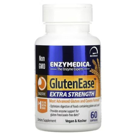 Glutén- és kazeinbontó enzimek - GlutenEase Extra Strength - 60 kapszula