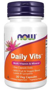 NOW Foods Daily Vits - 30 vegán kapszula
