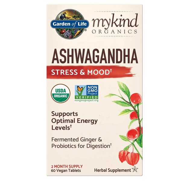 Mykind Ashwagandha - 60 vegan tabletta