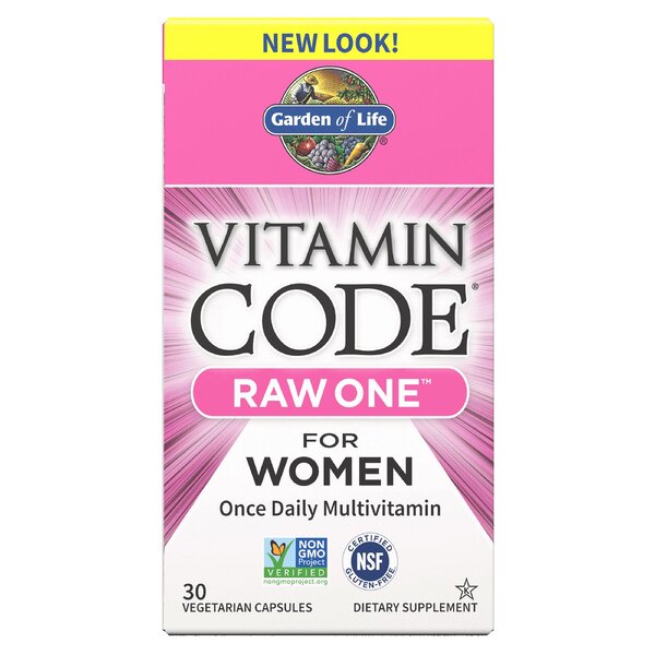 Női multivitaminok - Vitamin Code RAW ONE for Women - 30 vkapszula