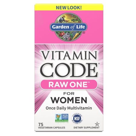 Női multivitaminok - Vitamin Code RAW ONE for Women - 75 vkapszula