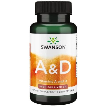 A-vitamin és béta-karotin - Vitamins A & D - 250 lágyzselatin kapszula