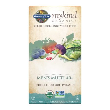 Férfi multivitaminok - Mykind Men's Multi 40+ - 60 vegan tabletta