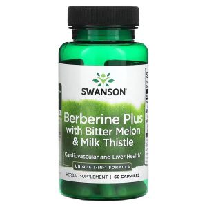 Berberine Plus with Bitter Melon & Milk Thistle - 60 kapszula