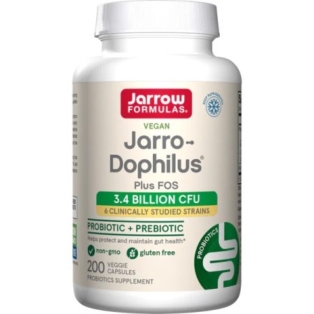 Többtörzses probiotikumok - Jarro-Dophilus + FOS - 200 vkapszula