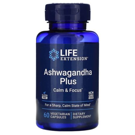Ashwagandha Plus Calm & Focus - 60 vkapszula