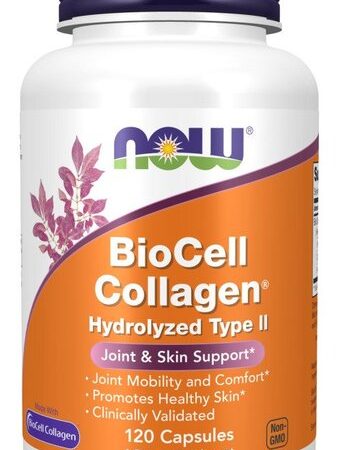 Kondroitin - BioCell Collagen® Hydrolyzed Type II - 120 Veg kapszula