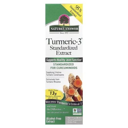 Kurkuma és kurkumin - Turmeric-3 Standardized Extract - 30 ml.