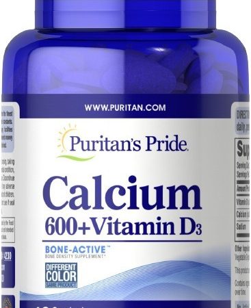 Kalcium és D-vitamin - Calcium + Vitamin D3 - 60 caplets