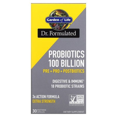 Többtörzses probiotikumok - Dr. Formulated Probiotics 100 Billion - 30 vkapszula
