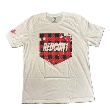 Redcon1 - Red Plaid Shield T-Shirt - Small