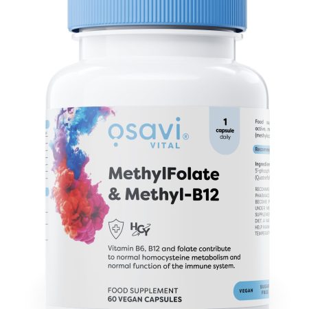 MethylFolate & Methyl-B12 - 60 vegán kapszula