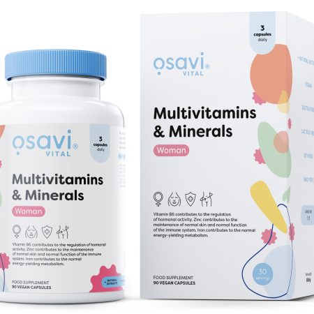 Női multivitaminok - Multivitamins & Minerals Woman - 90 vegán kapszula