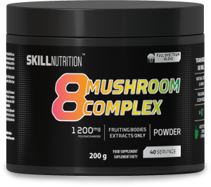Gyógynövények és növényi kivonatok - Skill Nutrition 8 Mushroom Complex - 200 g por
