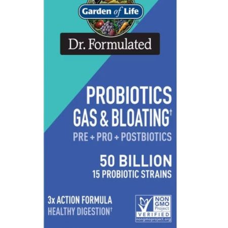 Többtörzses probiotikumok - Dr. Formulated Probiotics Gas & Bloating - 30 vkapszula