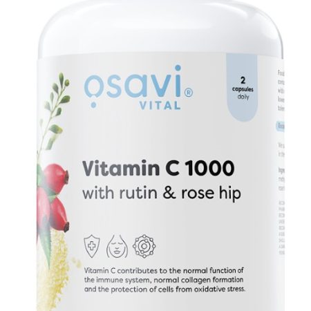 Vitamin C1000 with Rutin & Rose Hip - 180 vegán kapszula